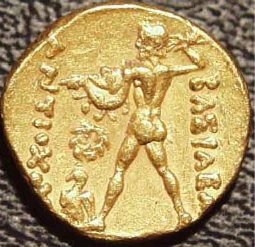Diodotos I Gold stater, c. 250 BCE reverse