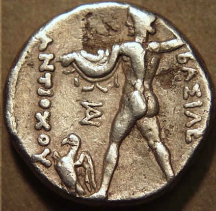 Diodotos I Silver tetradrachm, c. 250 BCE reverse