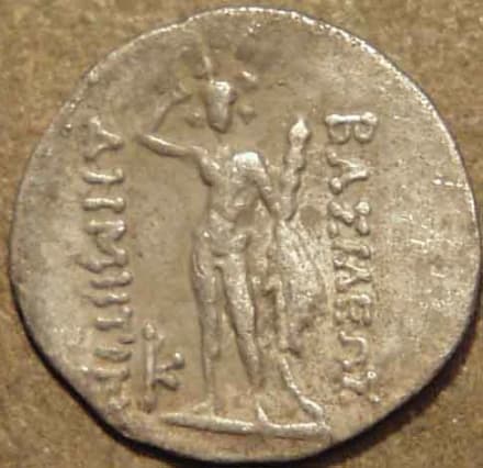 Demetrios I Copper hexa-chalkon / sextuple unit, c. 200-185 BCE reverse