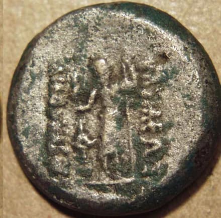Agathocles Nickel dichalkon / double unit, c. 185-170 BCE reverse