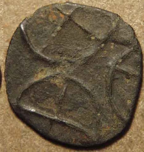 Sri Manarashi potin units - Copper reverse