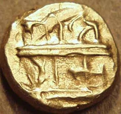 Tirumalaraya half pagoda and Chalama AE jital - Copper reverse