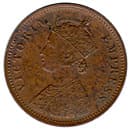 Quarter Anna (Queen Victoria Empress) obverse
