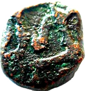½ Paisa - Aurangzeb (Surat mint) obverse