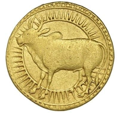 1 Mohur - Jahangir (Taurus - Agra) obverse