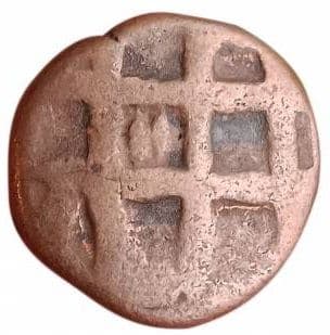 1 Dam - Muhammad Shah (Elichpur) reverse
