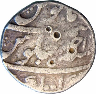 1 Rupee - Jahandar Shah (Katak) reverse
