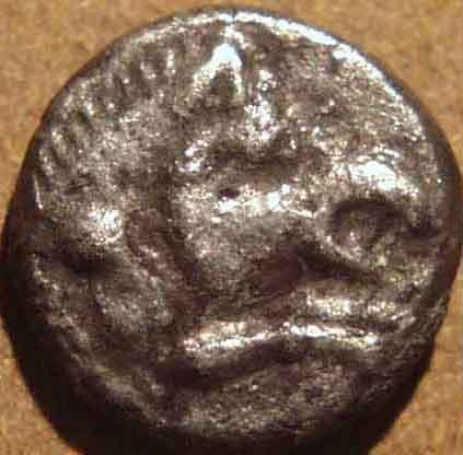 pre-Seleucid / Anonymous Silver Diobol, 4th century BCE obverse
