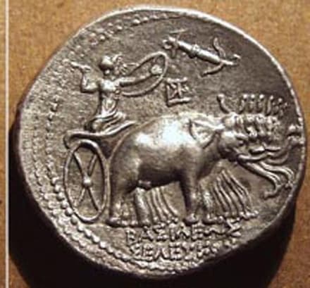 Seleucid / Seleucos I Silver Tetradrachm, c. 290 BCE reverse