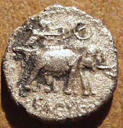 Seleucid / Seleucos I Silver drachm, c. 290 BCE reverse