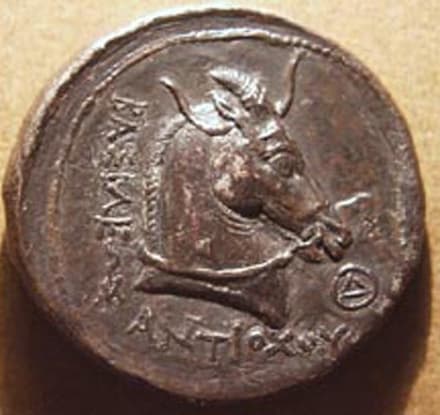 Antiochos I Silver Tetradrachm, c. 270 BCE reverse