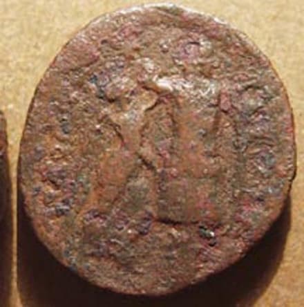 Antiochos I AE Dichalkon, c. 270 BCE - Copper reverse