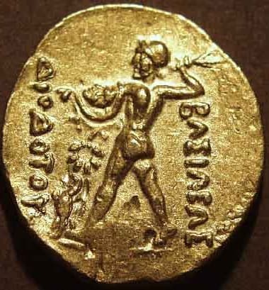 Diodotos II Gold stater, c. 230 BCE reverse