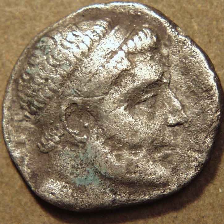 Diodotos I or II Silver drachm, c. 240 BCE obverse