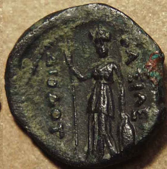 Diodotos I or II Bronze chalkous, c. 240 BCE - Copper reverse
