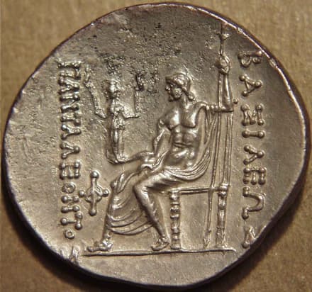 Pantaleon Silver tetradrachm, c. 185-180 BCE reverse