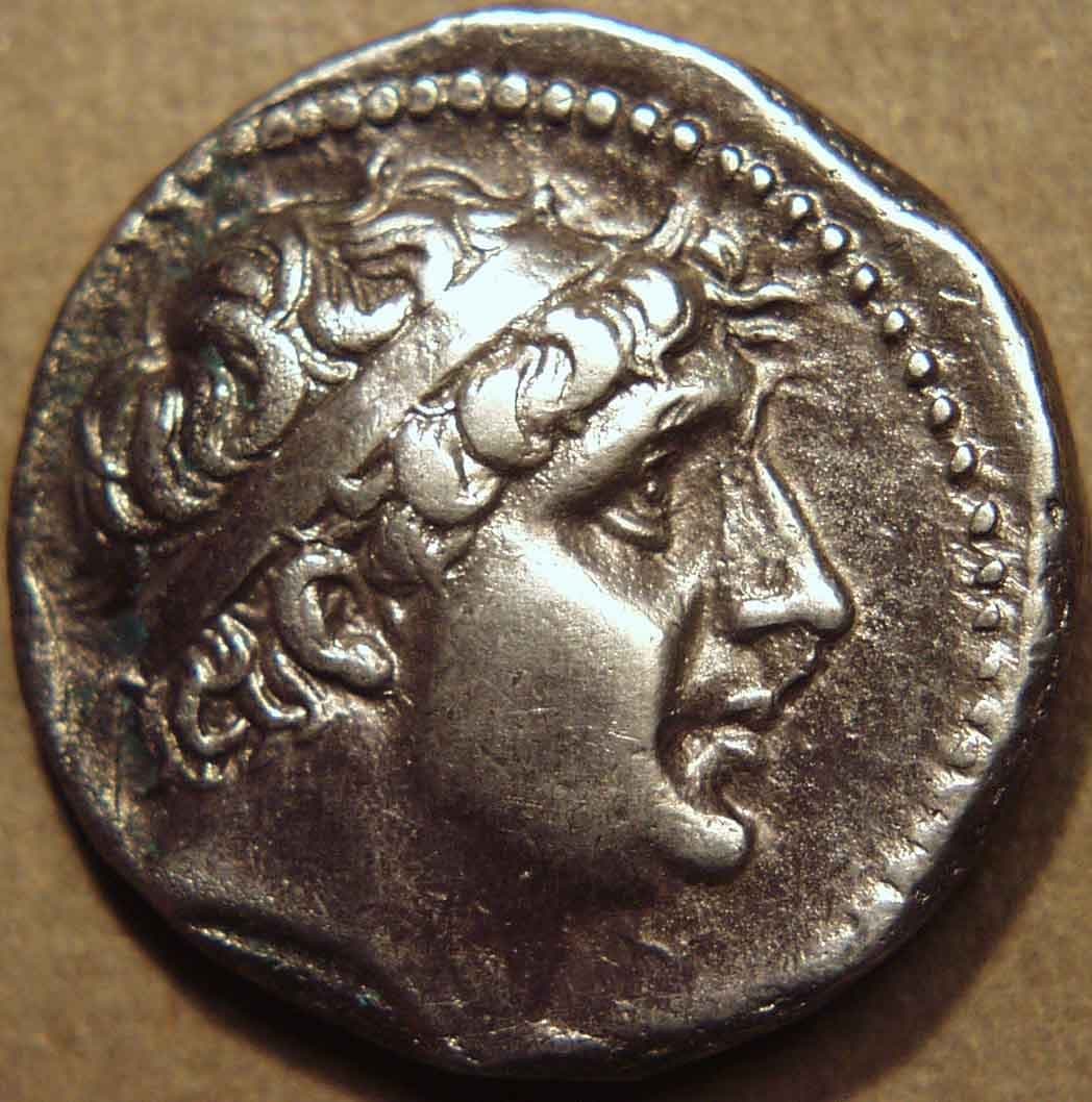 Euthydemos I Silver tetradrachm, c. 185-170 BCE obverse