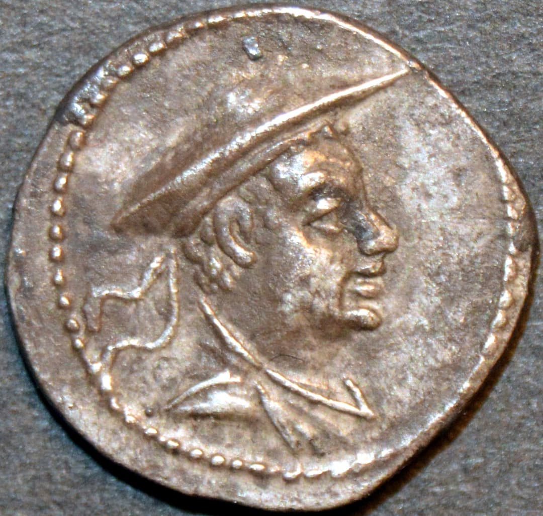 Antimachus I Silver hemidrachm, c. 174-165 BCE obverse