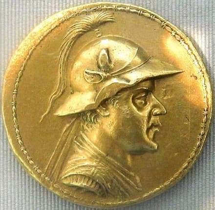 Bactria: Eucratides I, Gold 20-stater reverse
