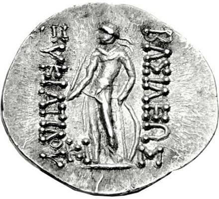 Bactria: Eucratides II, Silver drachm reverse