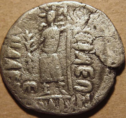 Scythian: Heliocles imitation, Billon tetradrachm - Copper reverse