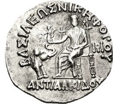 Antialcidas, Silver Attic tetradrachm reverse