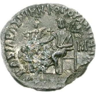 Antialcidas, Silver drachm reverse