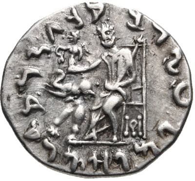Antialcidas, Bronze Quadruple - Copper reverse