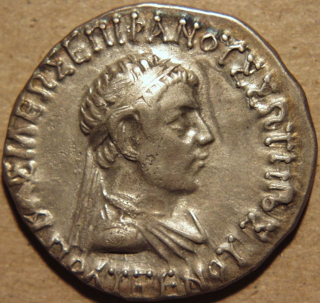 Polyxenus, Silver tetradrachm obverse