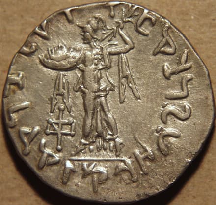 Polyxenus, Silver tetradrachm reverse