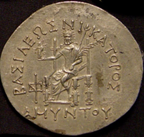 Amyntas, Silver double decadrachm (Attic standard) reverse