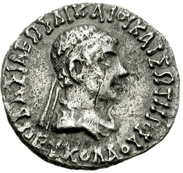 Peucolaos, Silver drachm obverse