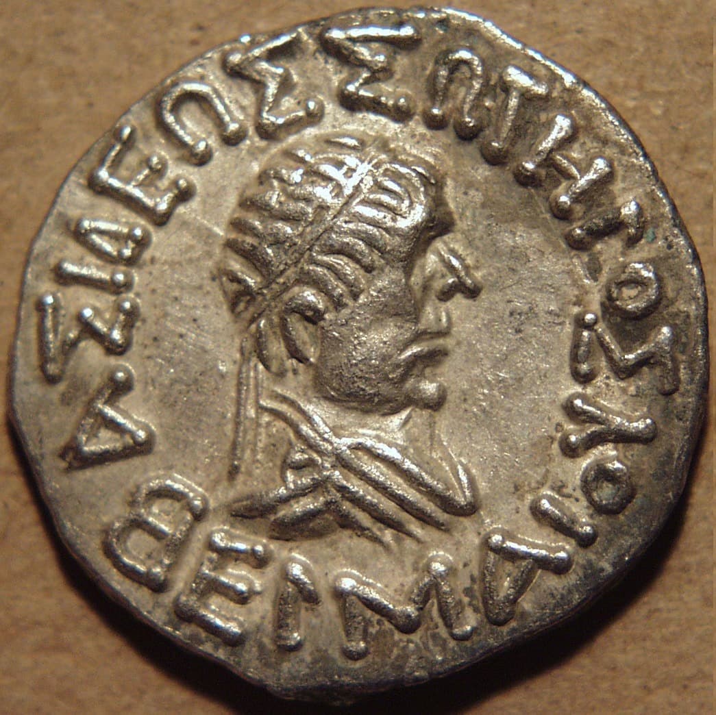 Hermaios imitation, AE tetradrachm - Copper obverse