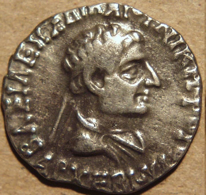 Archebios, Silver drachm obverse