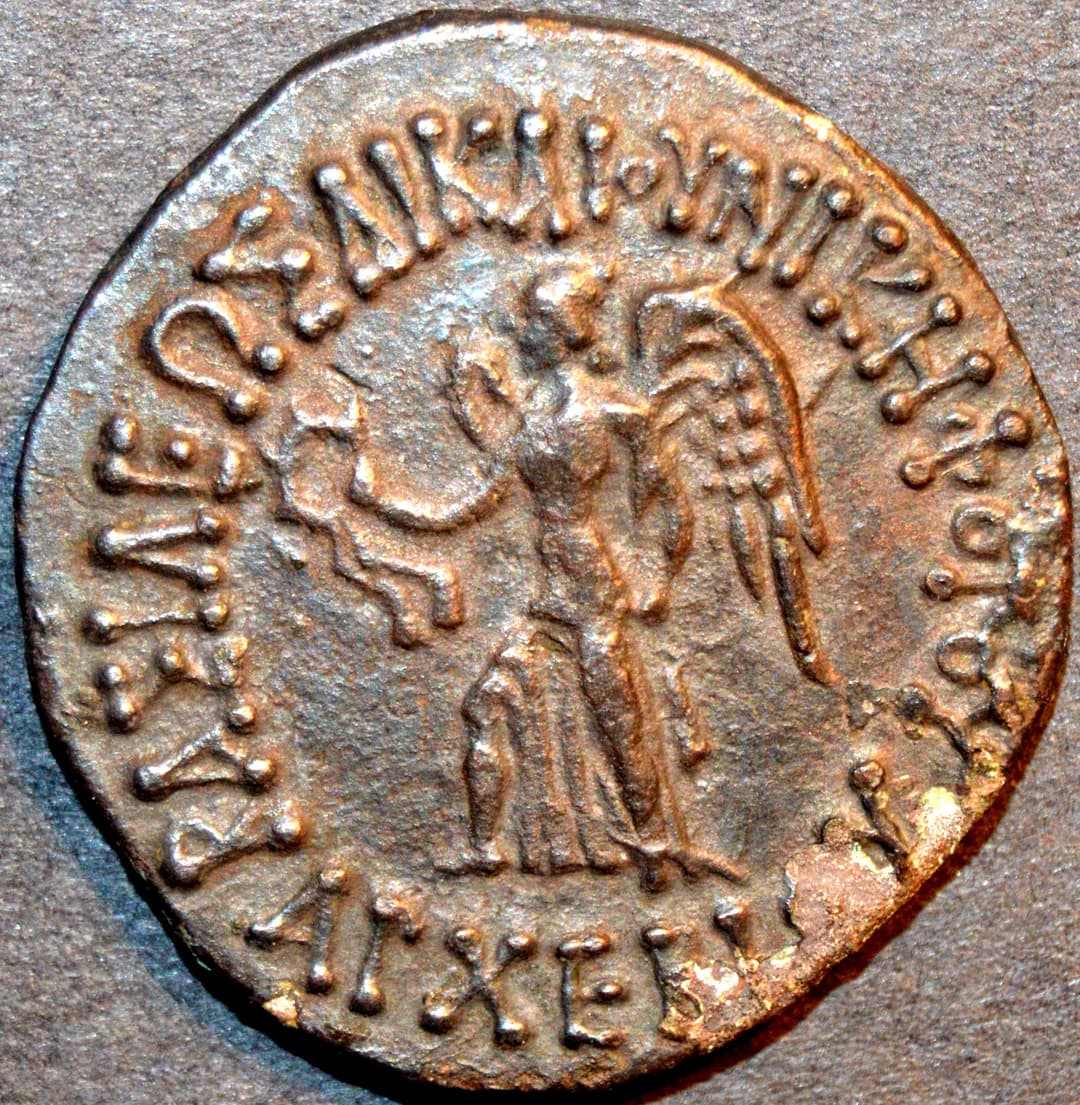 Archebios, AE hemi-obol/quadruple - Copper - Var. 008 obverse