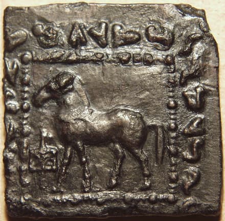 Hippostratos, AE 6-chalkoi/sextuple - Copper reverse
