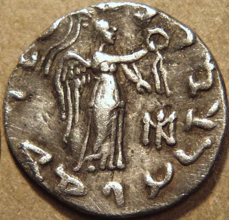 Maues, Silver drachm reverse