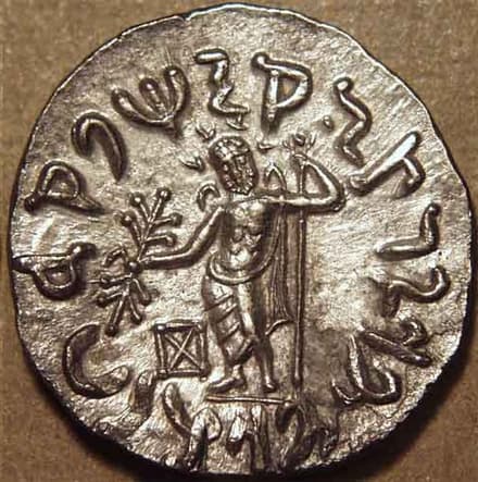 Vonones and Spalagadames, Silver tetradrachm reverse