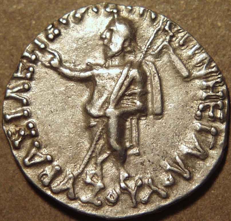 Azes, Silver drachm obverse