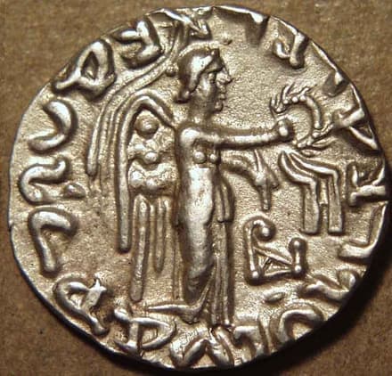 Azes, Silver drachm reverse