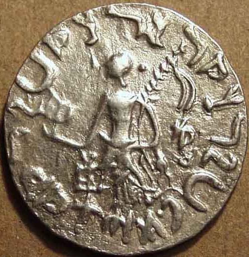 Azilises, Silver tetradrachm reverse
