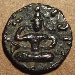 Kujula Kadphises AE chalkous, Chach - Copper obverse