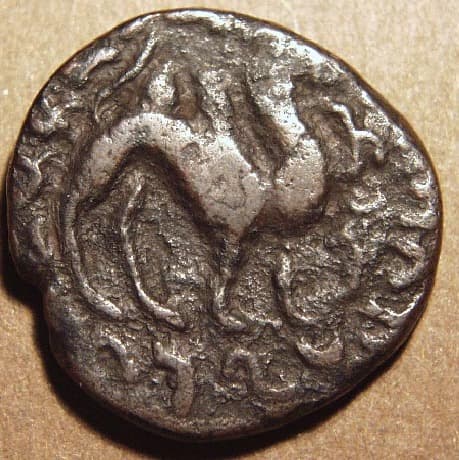 Kujula Kadphises AE penta-chalkon, Chach - Copper reverse