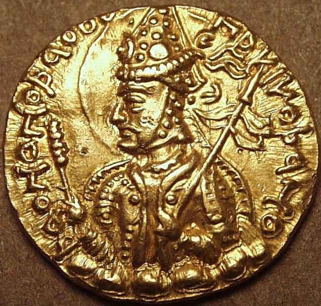 Huvishka Bronze matrix - Copper obverse
