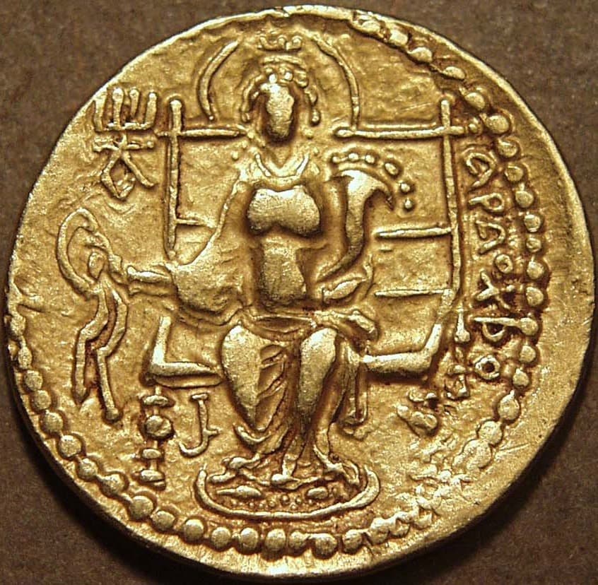 Kanishka II Dynastic/series coin types (Dynastic/series coin types) - Var. 002 reverse