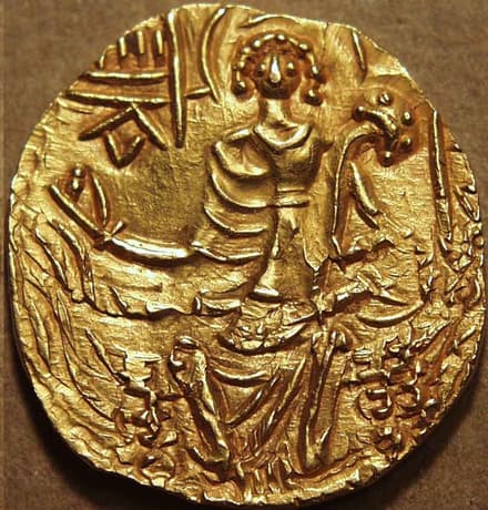 Kanishka III Vasudeva II Shaka Representative coin entries listed on catalog gallery page (Representative coin entries listed on Coi… - CI-DYN-B37-005 reverse