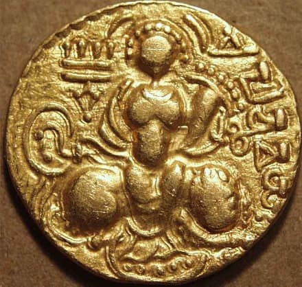 Samudragupta Gold dinar, Ashvamedha type reverse