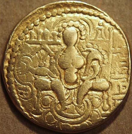 Samudragupta Gold dinar, Kācha type reverse