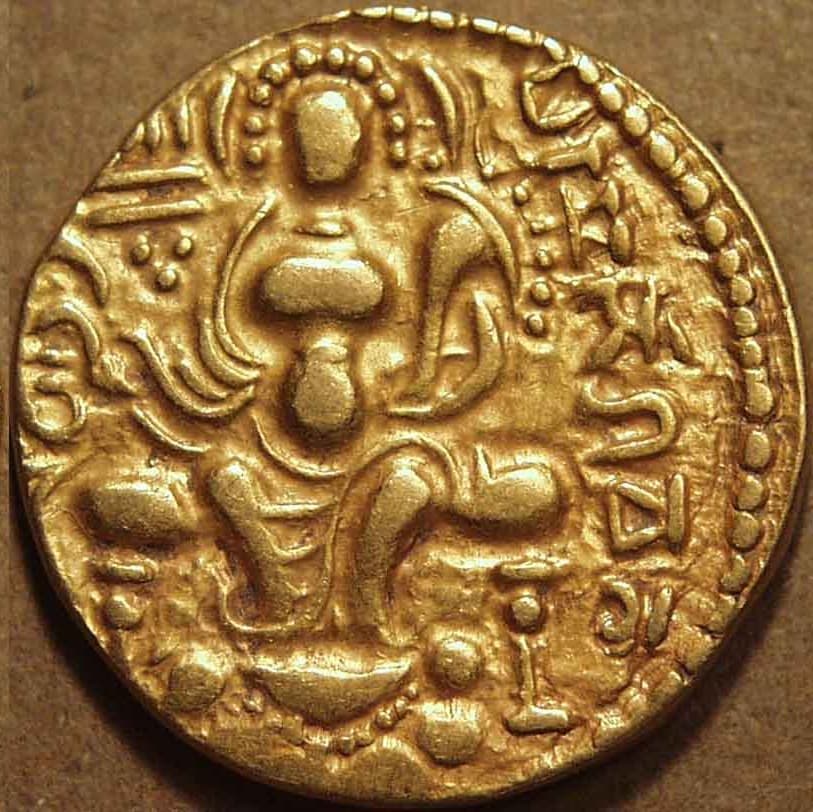Chandragupta II Copper and lead coins reverse