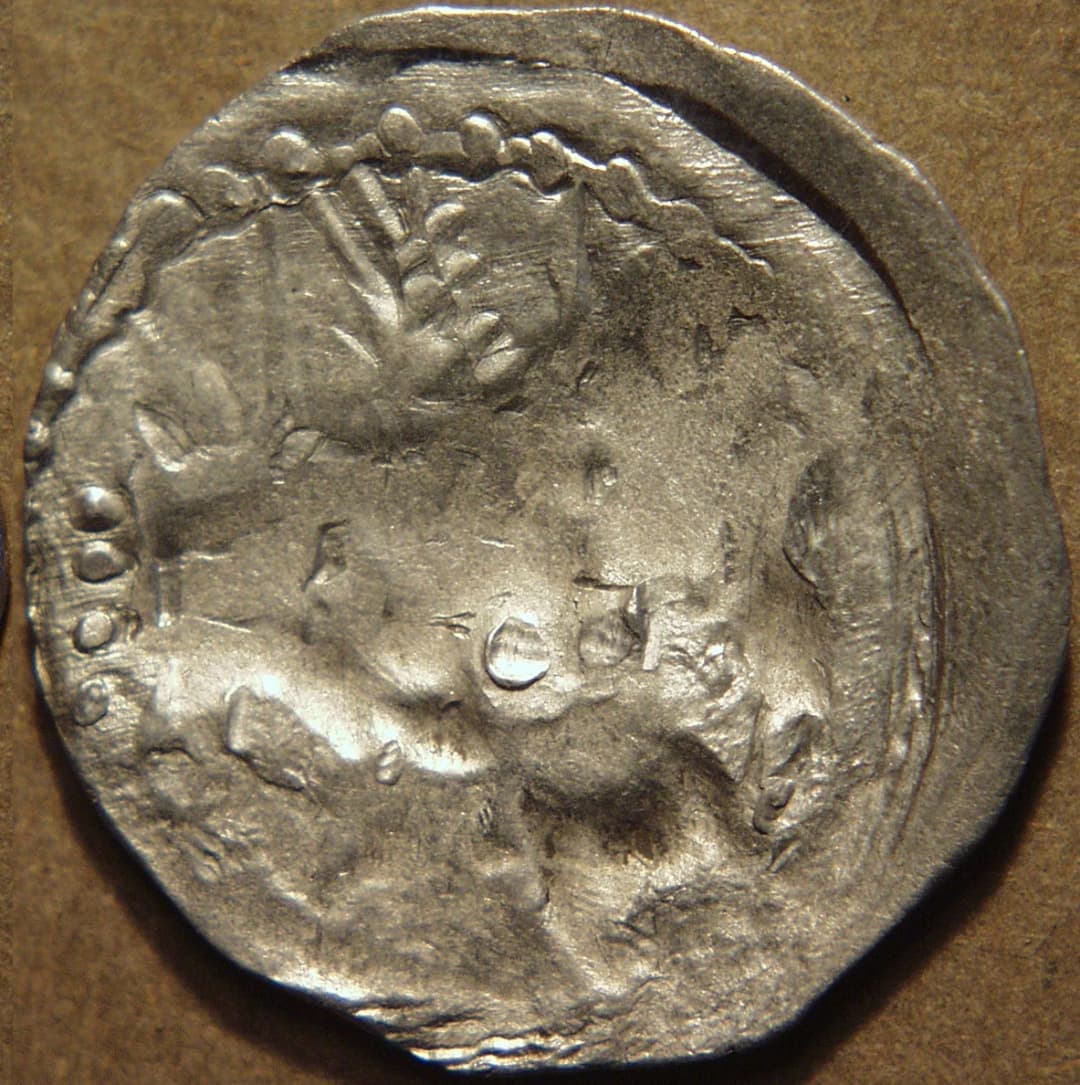 Mehama silver drachm, fine early style reverse